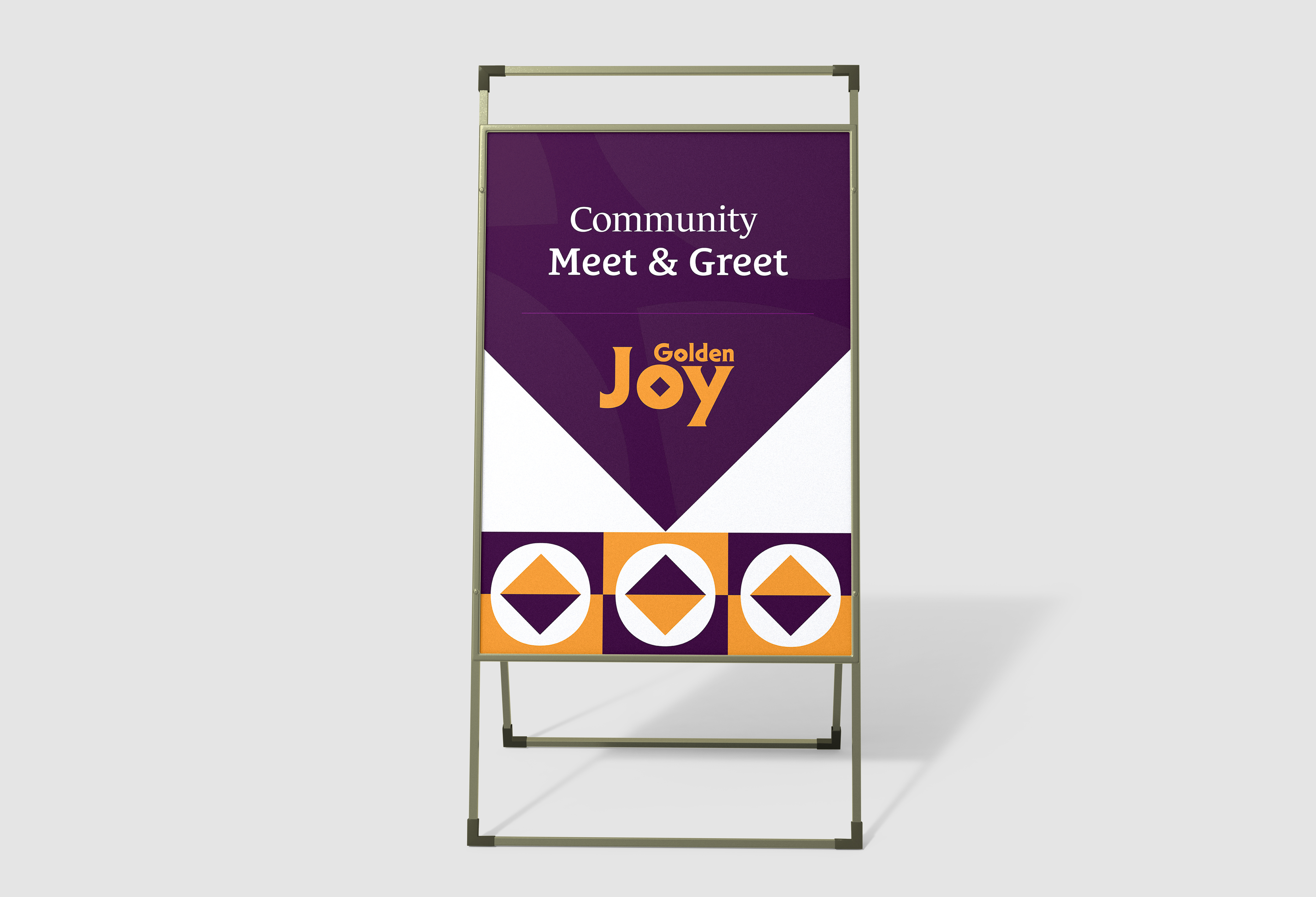 Community Meet & Greet Outdoor Sign