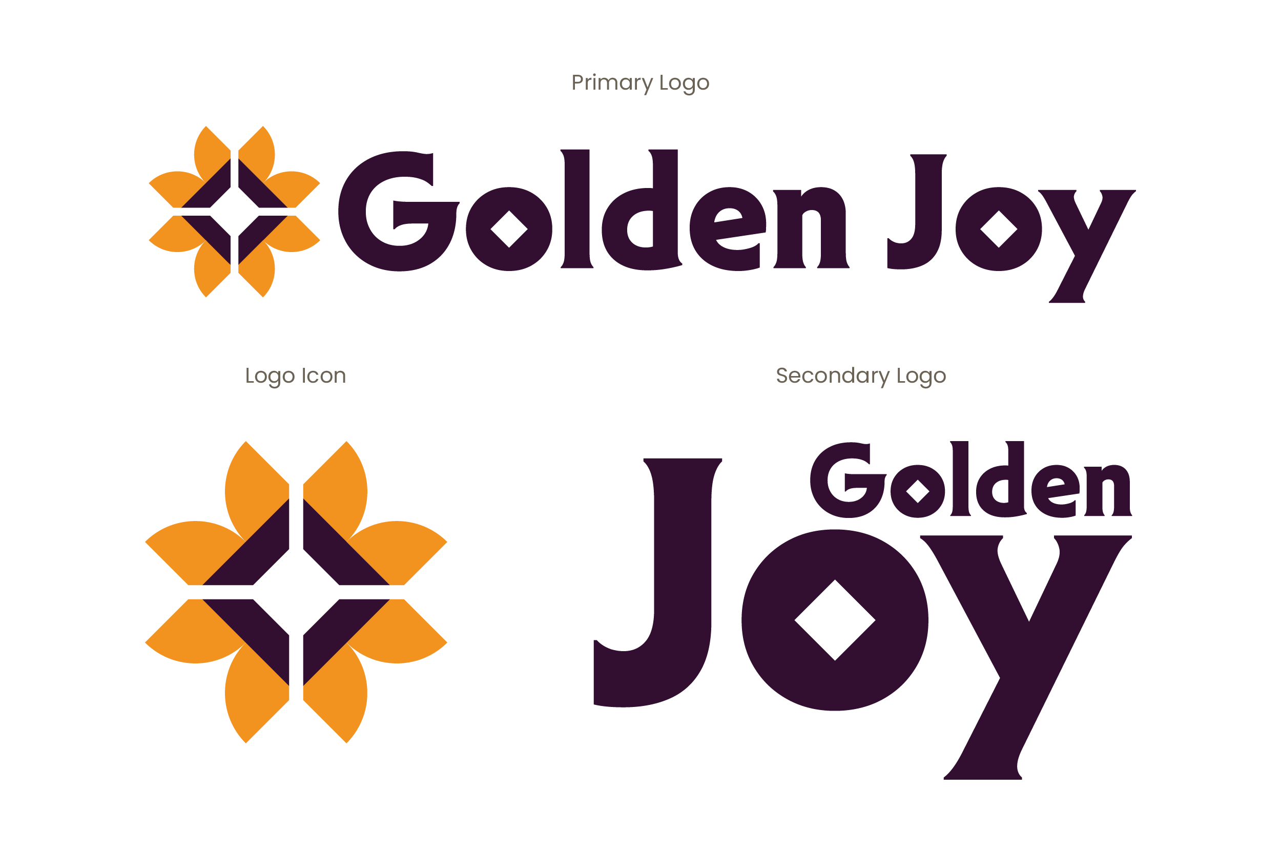 Golden Joy Logo Variations